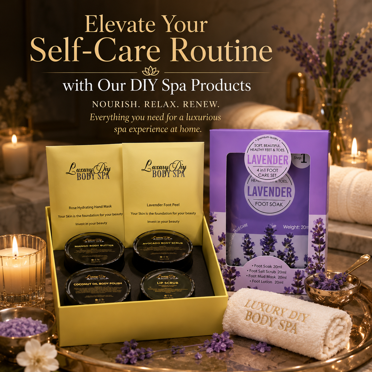 Elevate Your Self-Care Routine with Our DIY Spa Products
