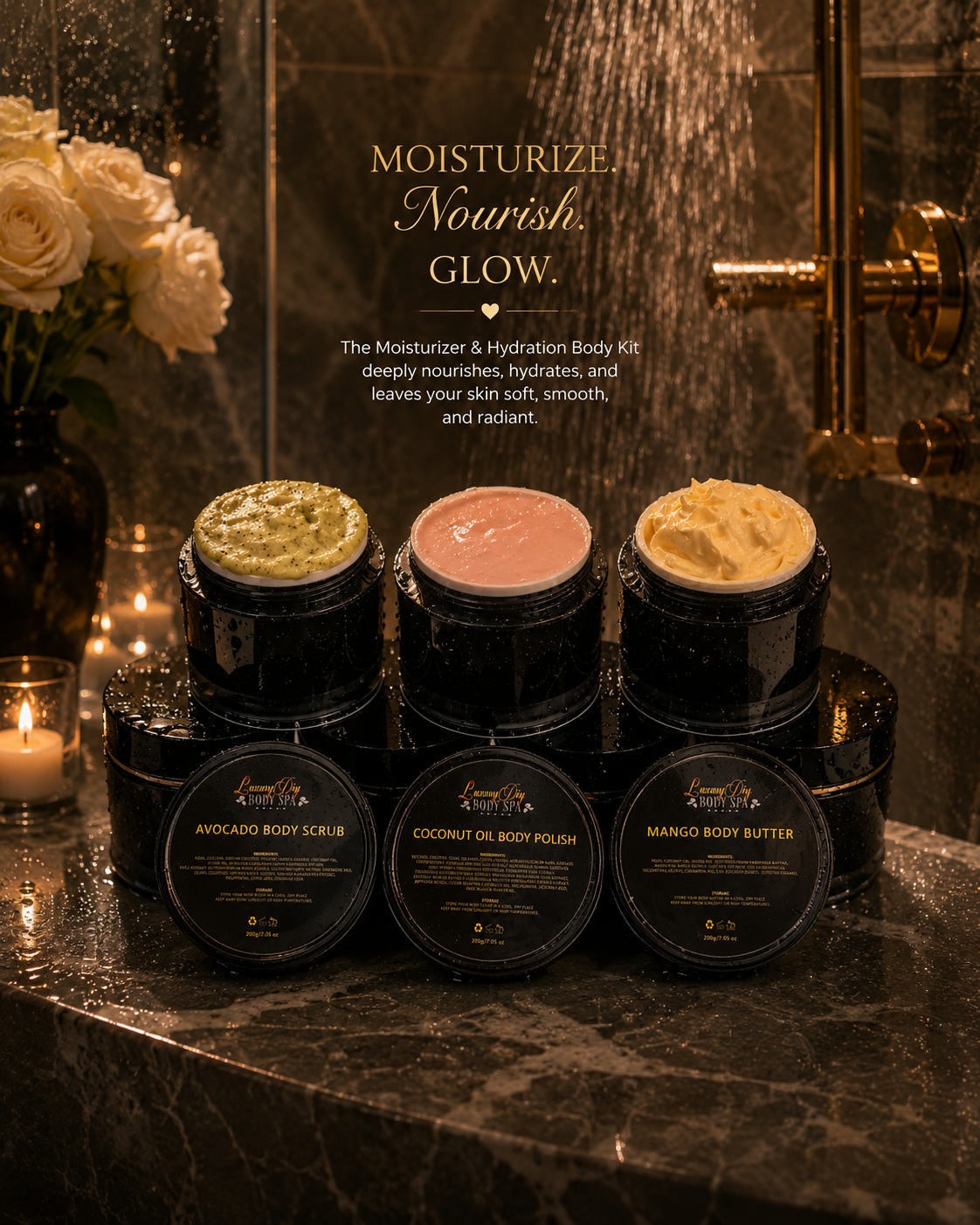 Moisturizer & Hydration Body Kit – Deep Hydration for Soft, Glowing Skin
