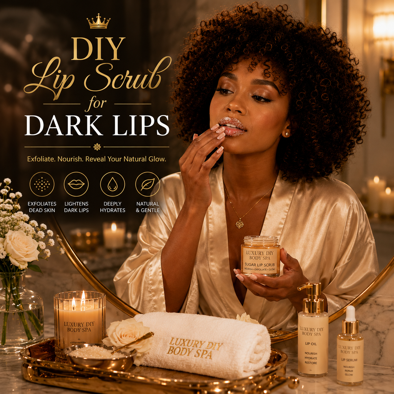 DIY Lip Scrub for Dark Lips – Solutions for Cracked Lips