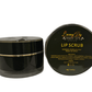 a luxurious 50g black jar with gold trim