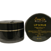 a luxurious 50g black jar with gold trim