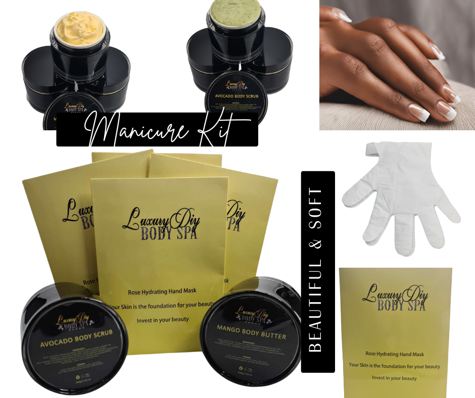 Manicure Hand Mask Glove body scrub body butter pair of moisturize manicured hands